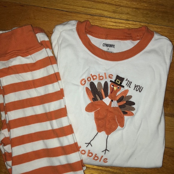 boys thanksgiving pajamas